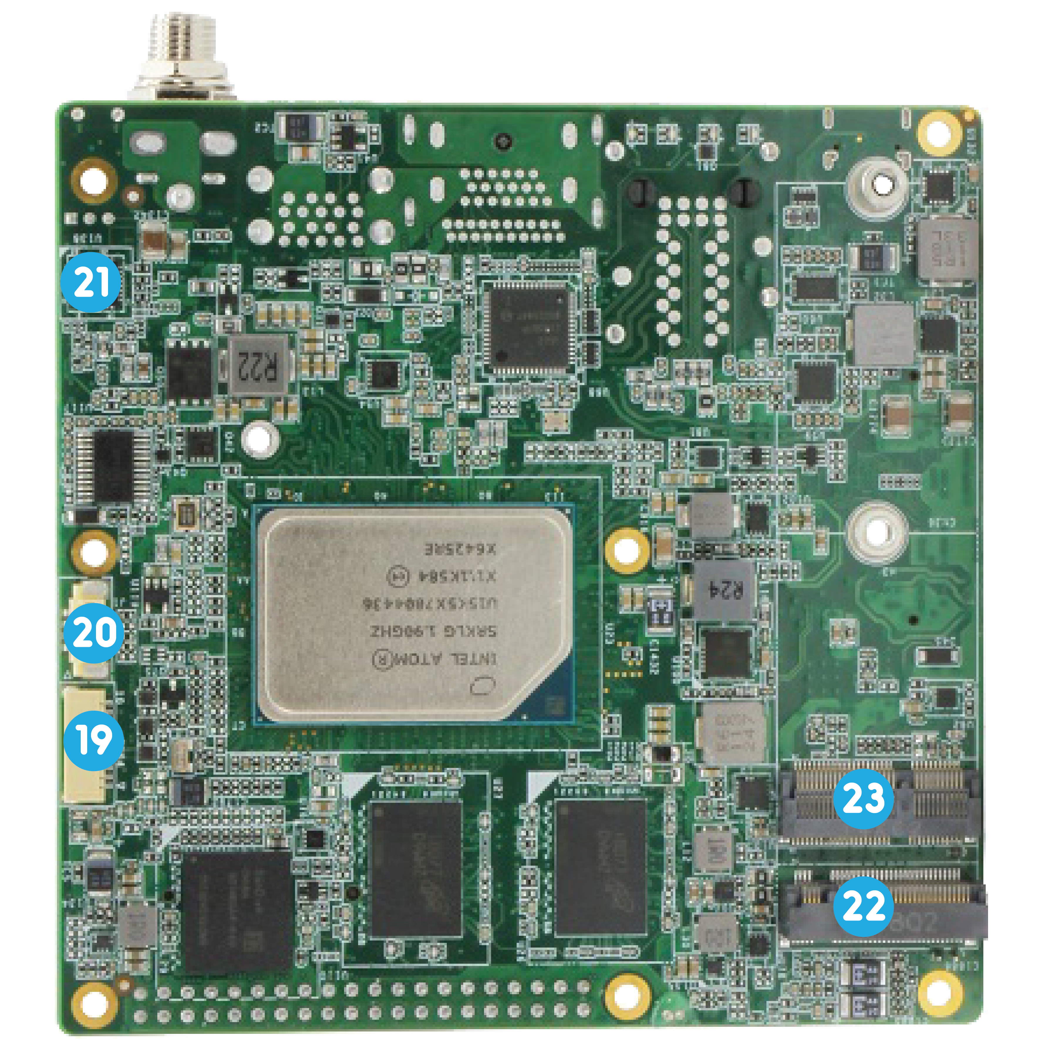 UP Squared 6000 IO Back