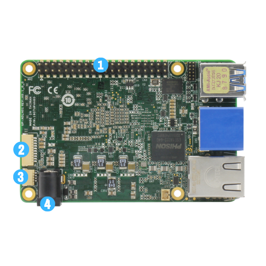 UP 7000 Board front view